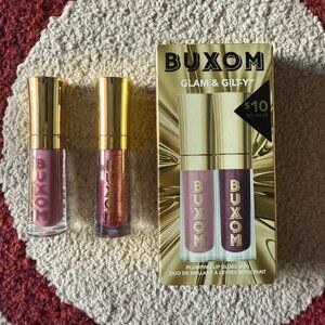 Buxom Plumping Lip Gloss Duo "Glam and Gilt-Y" - Brand New